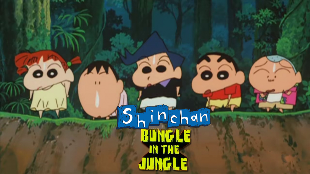 Shinchan: Bungle in the Jungle (2000) Dual Audio [Hindi DD2.0-Jap DDP2.0] 480p, 720p & 1080p HD WEB-DL | 10bit HEVC {Uncut}